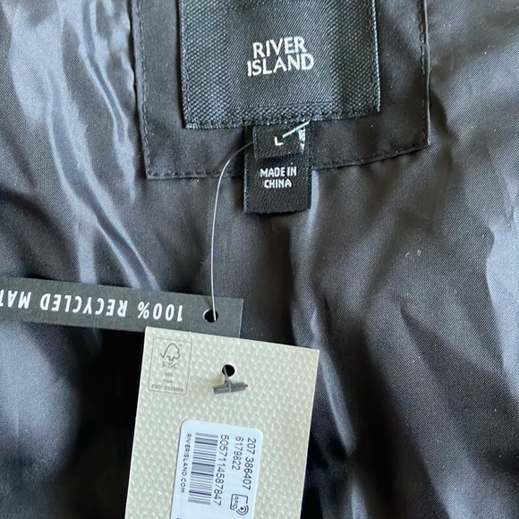 River island puffer jacket size L - Picture 8 of 8